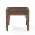 Kd Aparador Capella Outdoor Wicker Side Table, Brown KD3045630